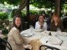 Shelley, Bobbi and me at Sybilla lunch outside Rome