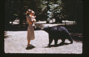 Mom, me and the bear: sometimes fear is a good thing!
