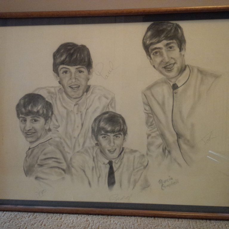 My portrait of the Beatles 1964