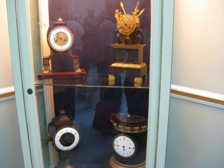 Antique clocks in Corfu, Greece