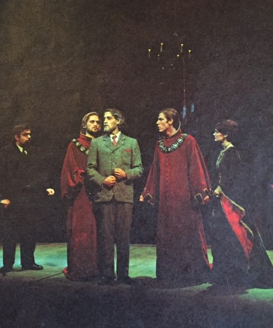 Michael Douglas and me at UCSB production of "Henry IV" by Pirandello