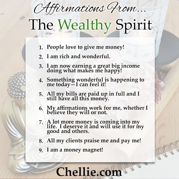 The Wealth Spirit Group Affirmations 12 2021